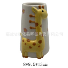 Factory direct selling pet cats and dogs wall-mounted ceramic water feeder