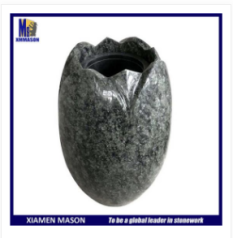 canada Style Granite Flower Vasefor Headstone