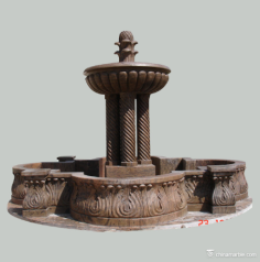 Brown marble Fountain P-FTN16