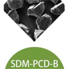 Special micro powder for B type diamond composite sheet