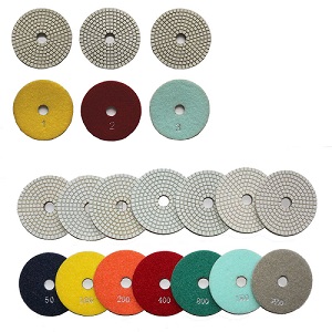 Diamond polishing pad