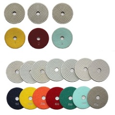 Diamond polishing pad