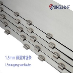 Jingu segments and blades of gang saw