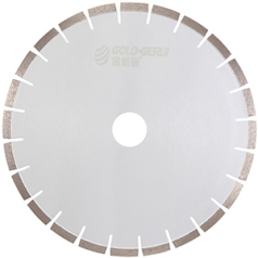 Silver welding diamond stone blade