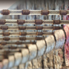 roWire Diamond Wire for Multi Wire Machine for Granite Block Cutting into Slabs