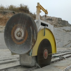 Double blade mining machine