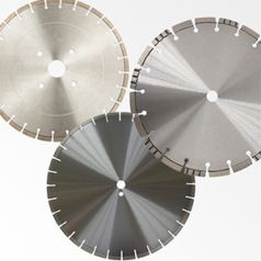 Laser welded diamond saw blade