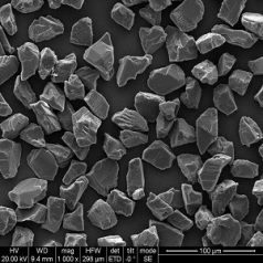 Synthetic diamond powder