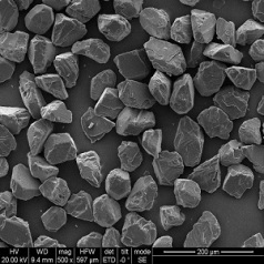 Synthetic diamond powder