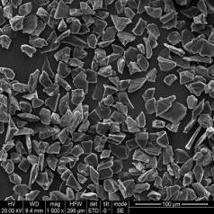 Synthetic diamond powder