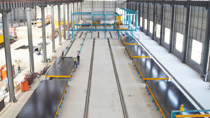 Real view of factory building