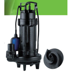 WQDY10-10-0.75QG Oil filled/Single-phase/Sewage/Submersible cutting electric pump