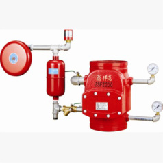 Wet alarm valve + pressure switch