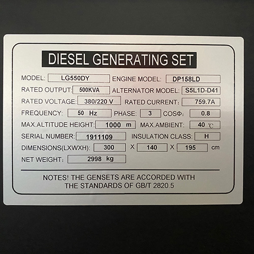 Open Type Diesel Generator Set Powered for Doushan Diesel Mine