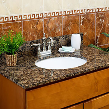 Baltic Brown Granite Vanity Tops