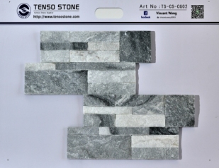 SLATE stacked wall tiles